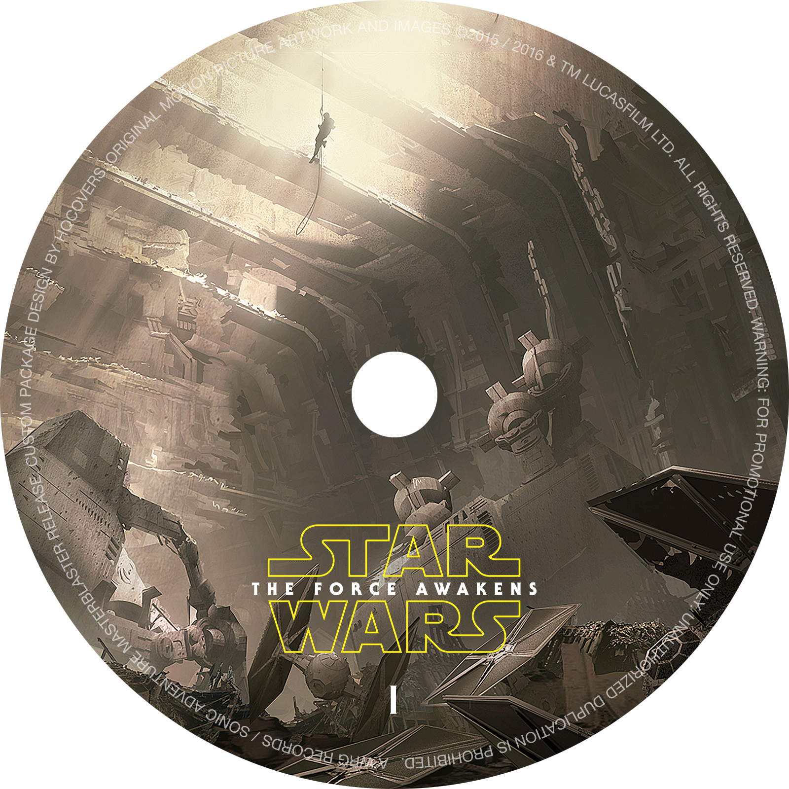 The Force Awakens (disc 1) - Star Wars Star Destroyer Wreck Clipart (1600x1600), Png Download