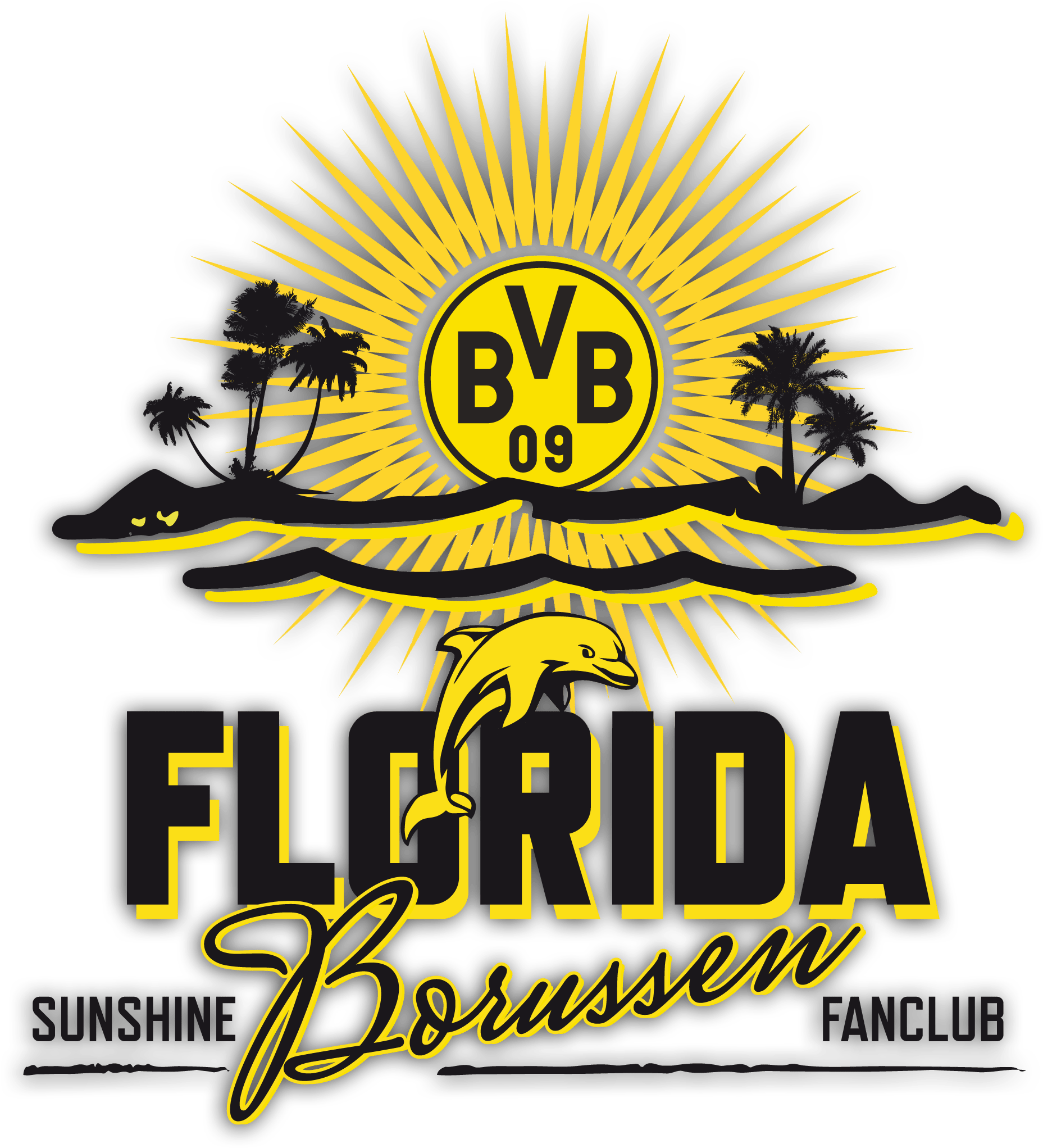 Bvb Fanclub Logo 4 By Phillip - Borussia Dortmund Clipart (1879x2362), Png Download