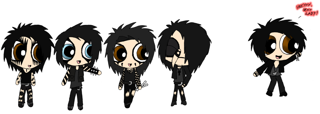 Black Veil Brides Clipart Black Veil Brides Clipart - Cartoon - Png Download (1264x632), Png Download