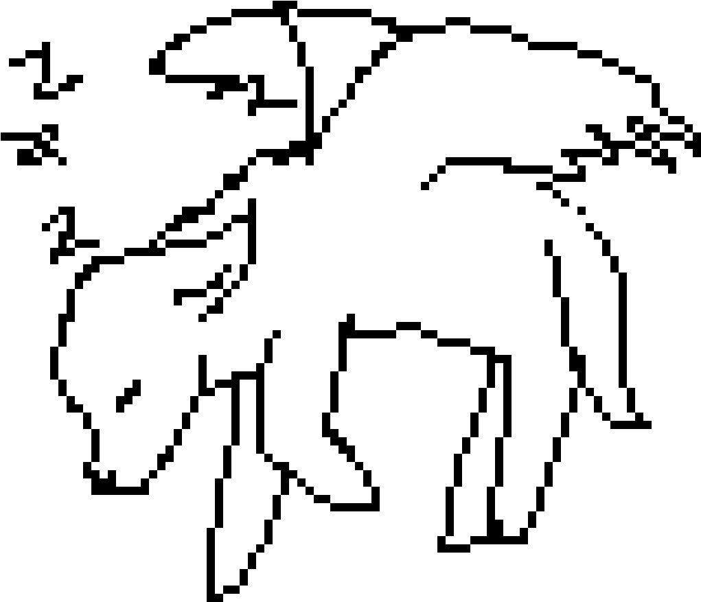 Sleeping Dog Base - Line Art Clipart (1200x1200), Png Download