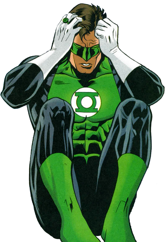 Hal Just Finish Watching Green Lantern Film - Green Lantern Clipart (572x789), Png Download