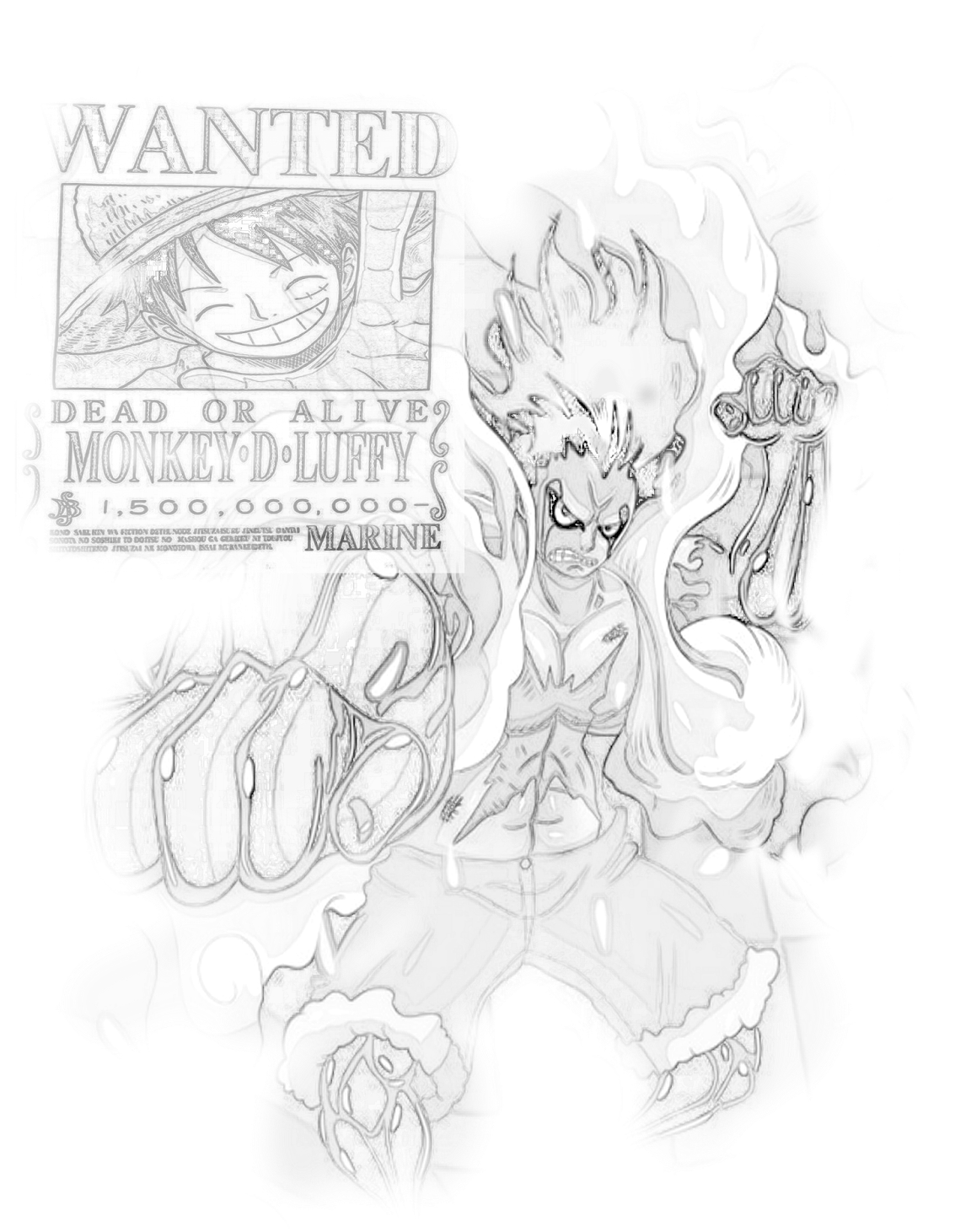 Eiichiro Oda's One Piece First Began Serialization - Illustration Clipart (1291x1600), Png Download