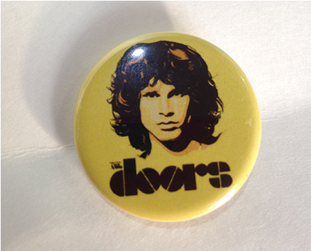 The Doors Jim Morrison Button - Imagens De The Doors Clipart (600x600), Png Download