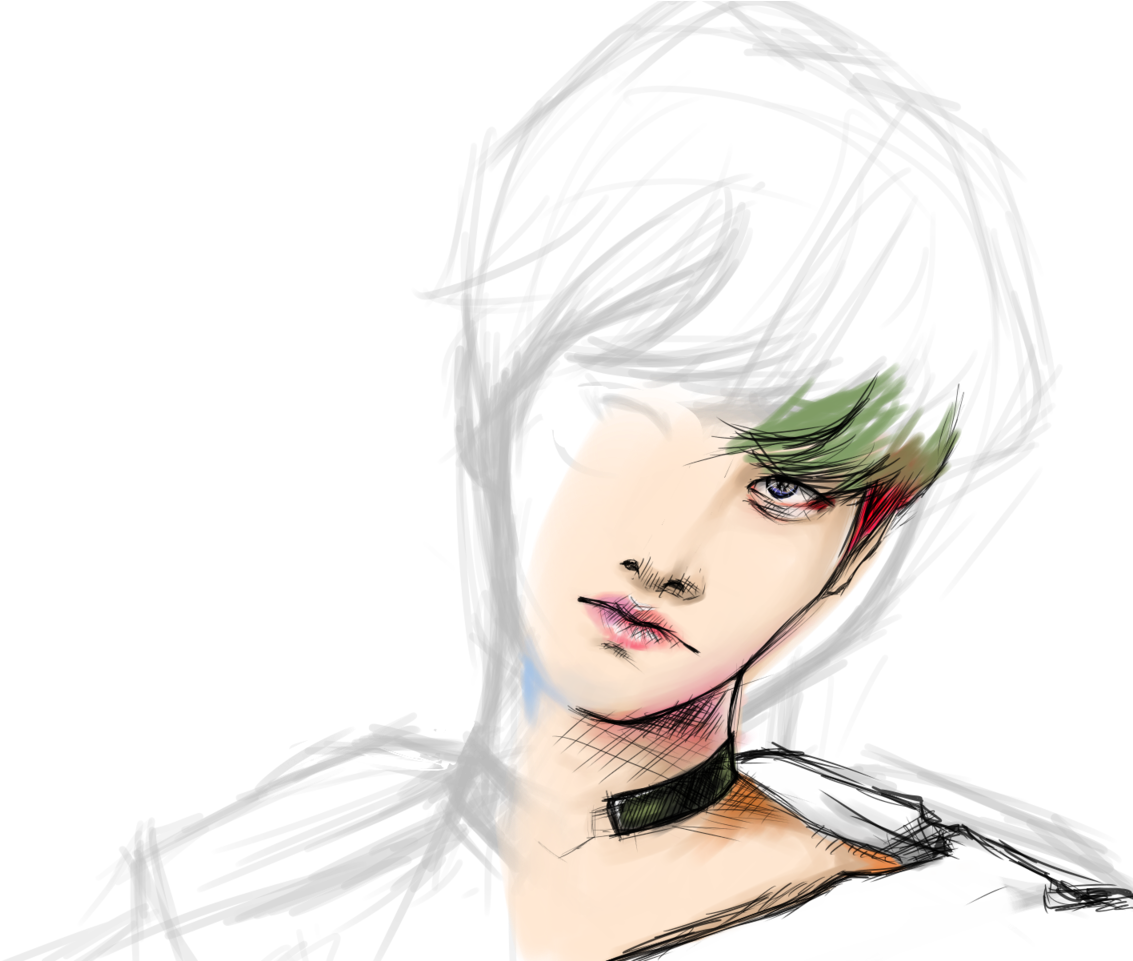Vixx 차학연 사슬 - Sketch Clipart (1280x960), Png Download
