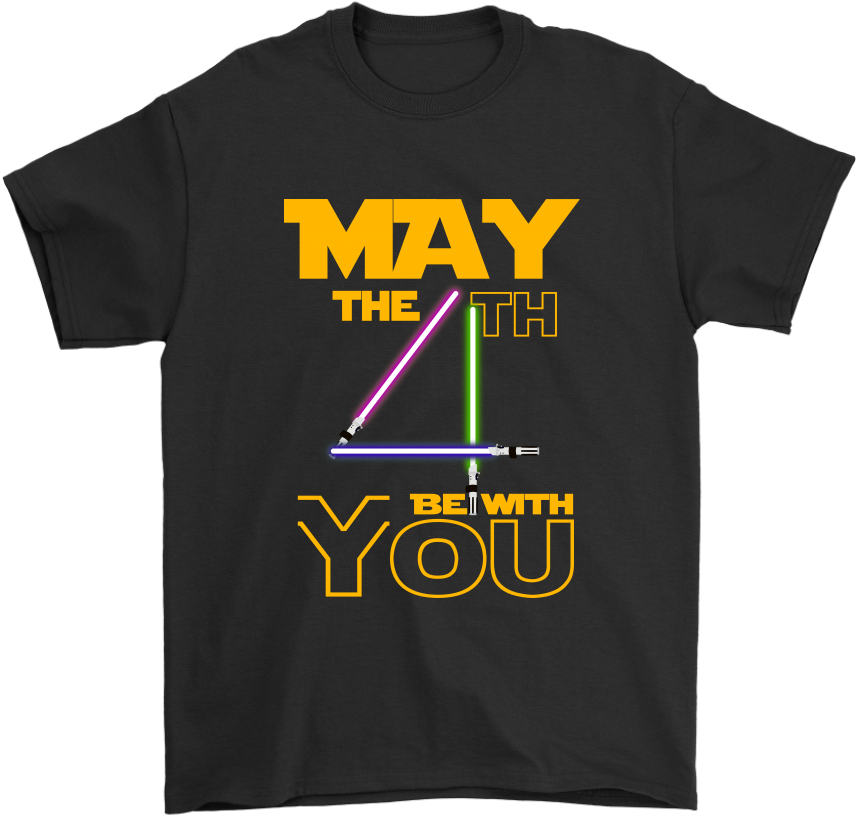 Star Wars Day, May 4, Celebrates George Lucas' Star - Active Shirt Clipart (1024x1024), Png Download