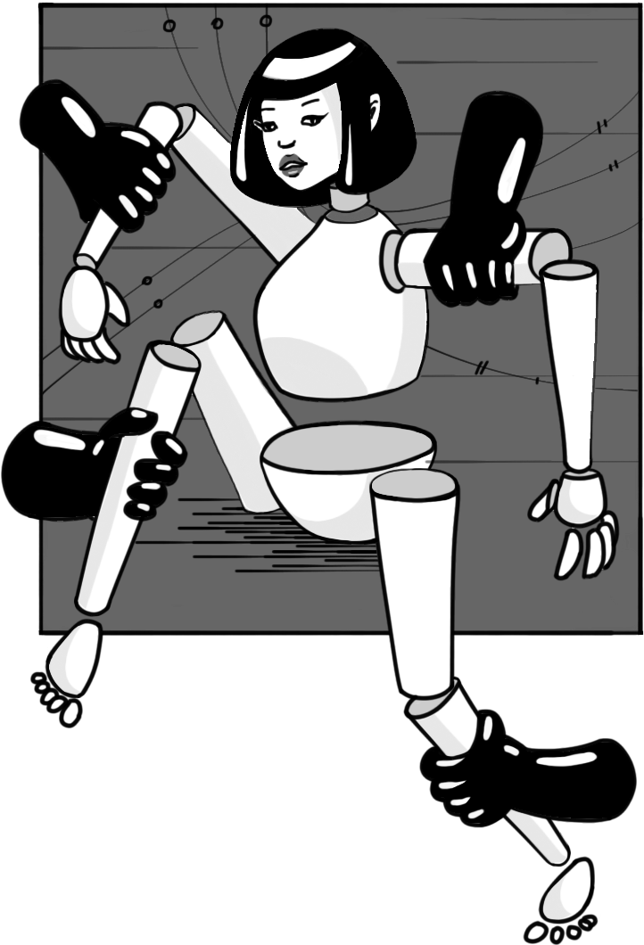 Helen Hu Copy - Cartoon Clipart (750x1334), Png Download