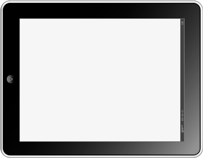 Tablet Vector [converted] - Ipad Pro Template Png Clipart (960x960), Png Download