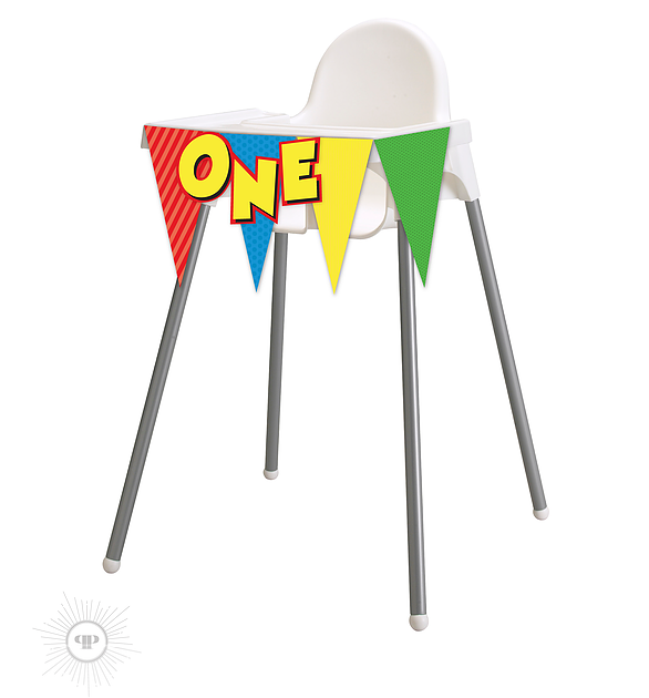 Balloon Wreath - Ikea High Chair Clipart (589x736), Png Download