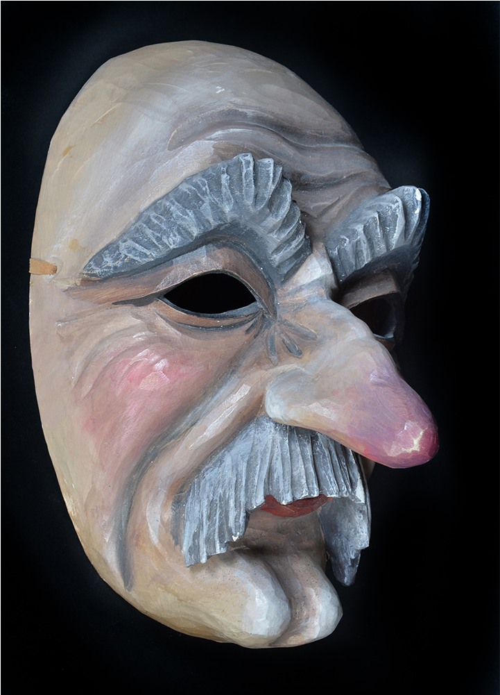 Fasnet Old Man Mask - Mask Clipart (1000x1000), Png Download