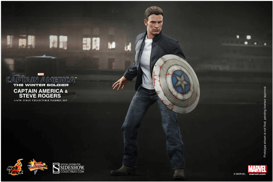 The Winter Soldier - Hot Toys Clipart (600x600), Png Download