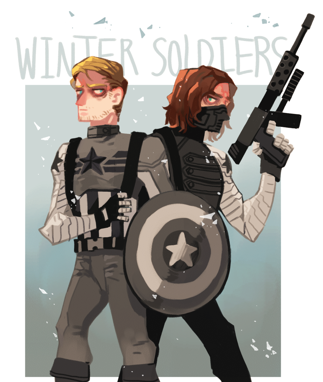 “ Winter Soldiers - Assault Rifle Clipart (1280x1280), Png Download