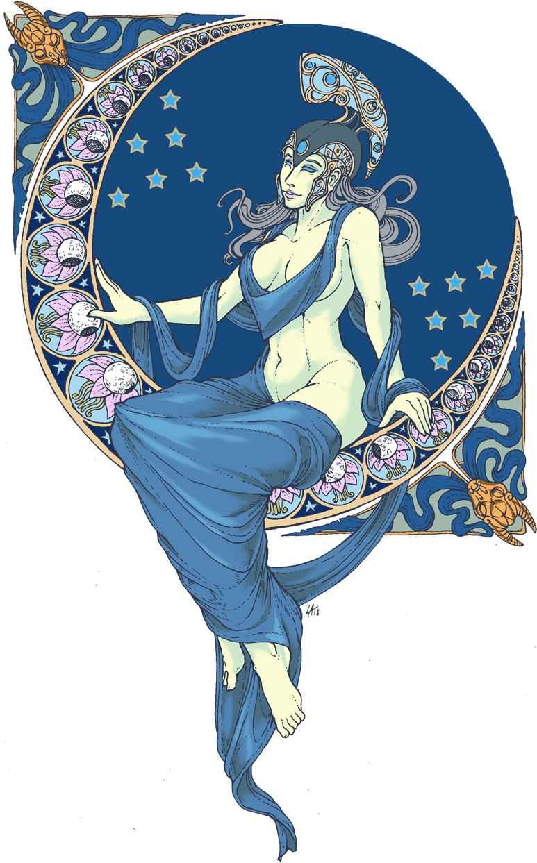 Path Of Exile Lunaris Fanart , Png Download - Poe Lunaris Clipart (773x1243), Png Download