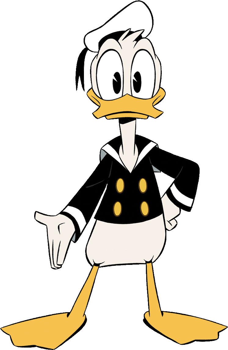Donald Duck Ducktales 2017 Clipart (776x1206), Png Download