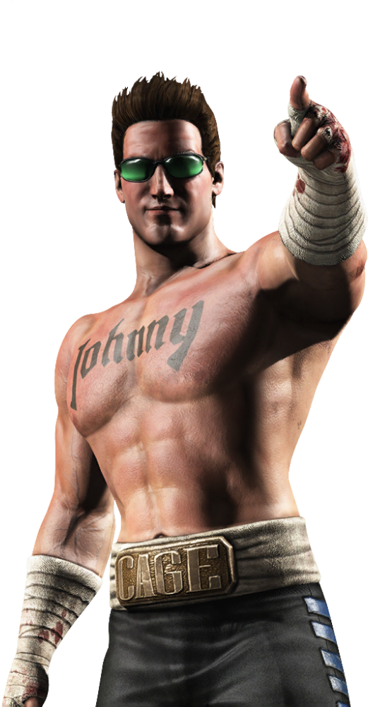 Download Mortal Kombat Johnny Cage Transparent Png - Johnny Cage Mkx Tournament Clipart (1000x1000), Png Download
