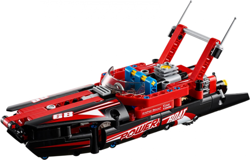 Lego Technic Power Boat Clipart (980x980), Png Download