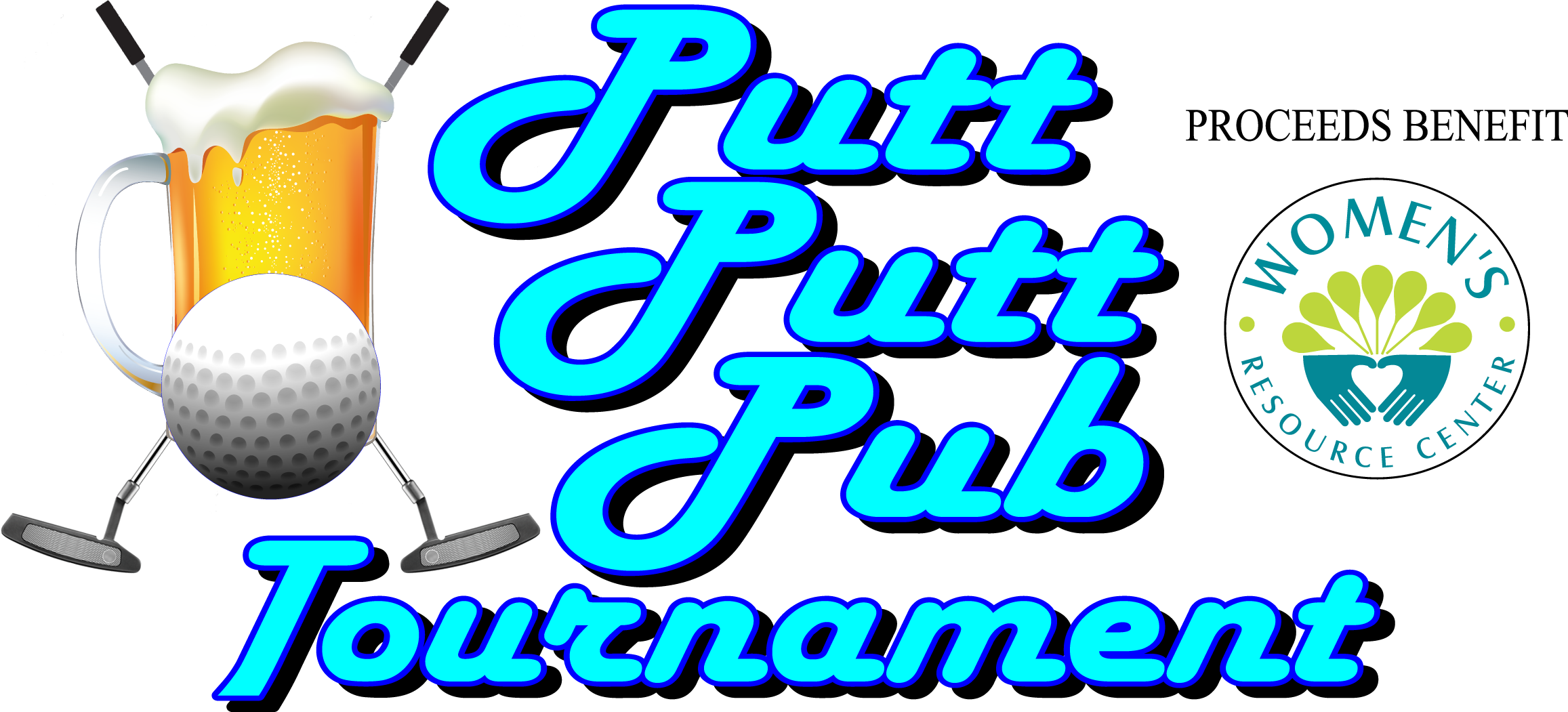 The Womens Resource Center - Golf Ball Clipart (2314x1051), Png Download