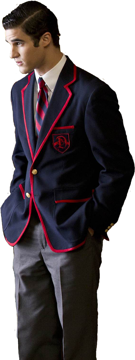 Pngs - Glee Kurt And Blaine Clipart (591x1526), Png Download