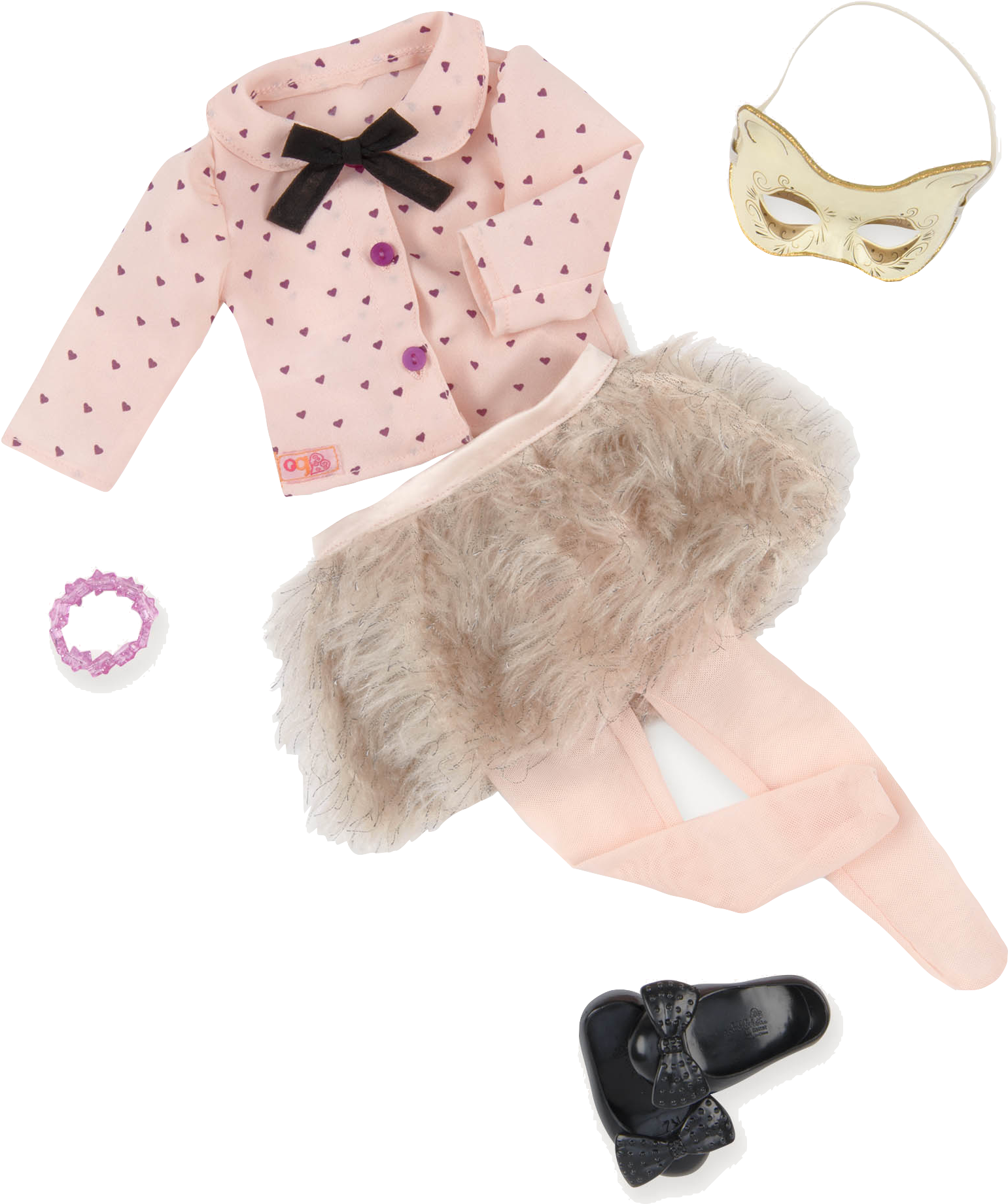 Fur Sure Deluxe Skirt Outfit - Our Generation Clipart (2100x2100), Png Download