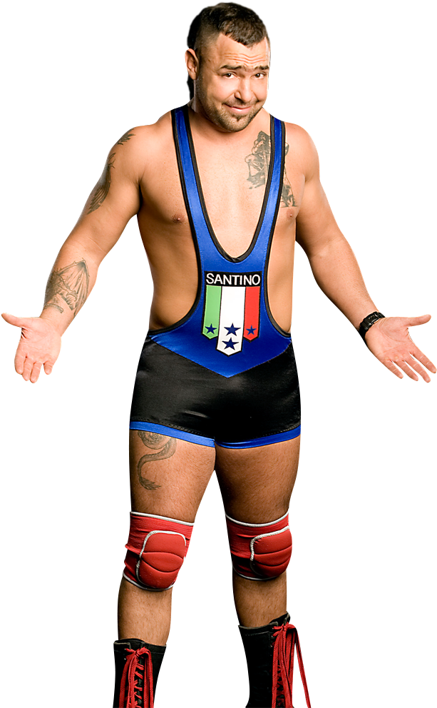 O Wrestler Santino Marella, Falou Sobre Sua "irmã" - Wrestler Clipart (657x1024), Png Download