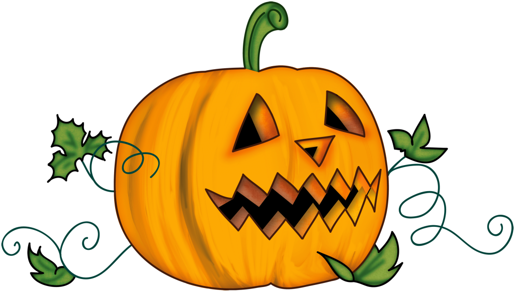 Large Size Of Halloween Happy Birthday Vine With Plus - Halloween Pumpkin Clipart - Png Download (1024x582), Png Download