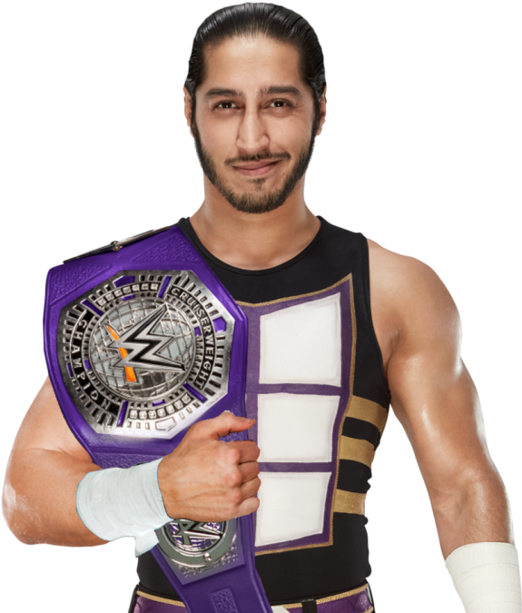 Mustafa Ali Showing Belt - Mustafa Ali Clipart (600x680), Png Download