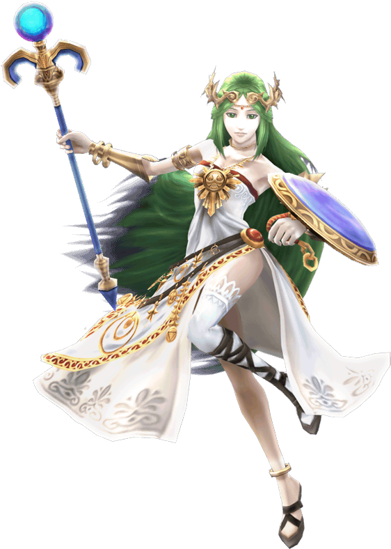 Palutenabrawl 624×832 Pixels Kid Icarus Uprising, Super - Palutena Super Smash Bros Png Clipart (624x832), Png Download