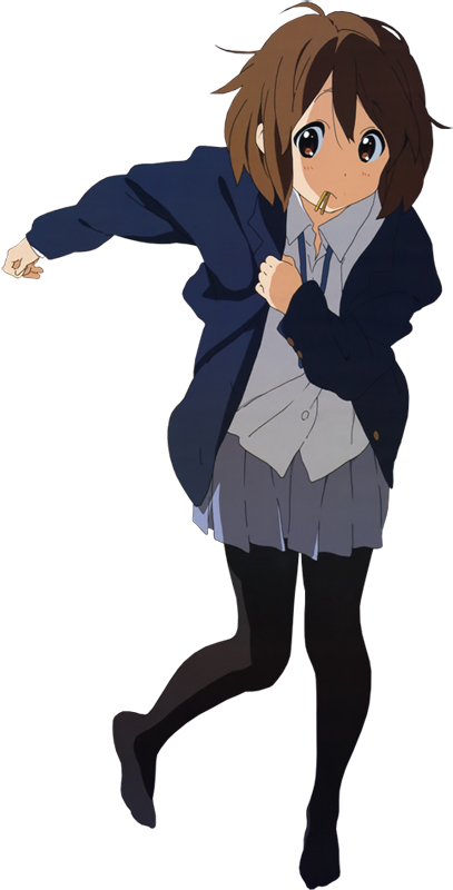 Yui Hirasawa Png - Yui Hirasawa Wallpaper Phone Clipart (407x800), Png Download