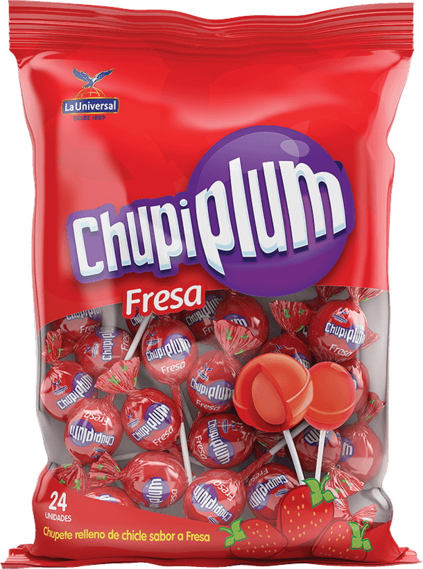 Transparent Lollipop Gum Middle - Chupiplum Clipart (610x820), Png Download