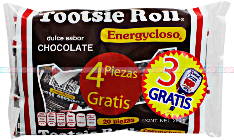Tutsi Tootsie Roll 20/24 Tutsi - Snack Clipart (800x800), Png Download