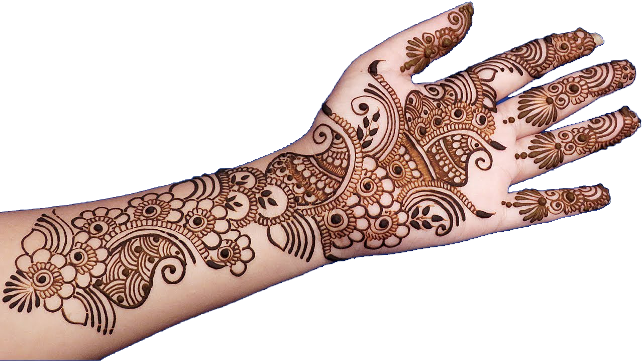 Simple Mehndi Design 2018 , Png Download - Best Mehandi Design 2019 Clipart (1280x720), Png Download