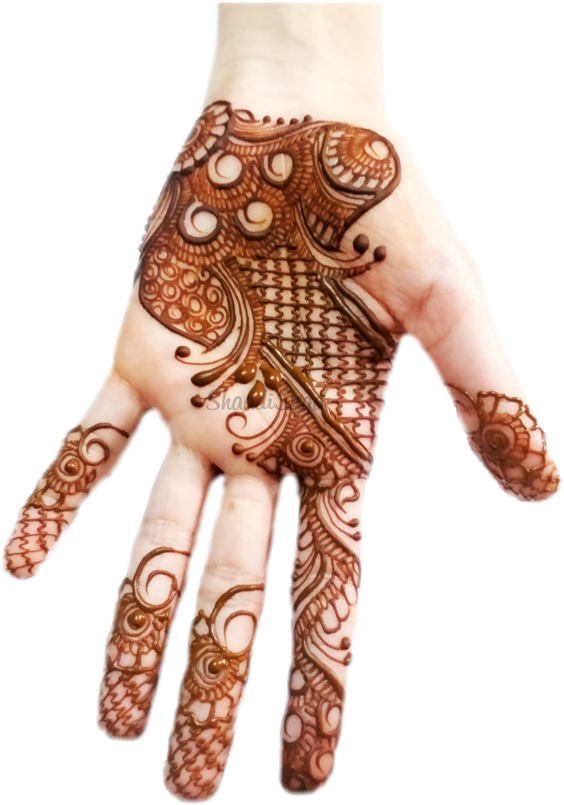 Like This Mehndi - Motif Clipart (600x814), Png Download