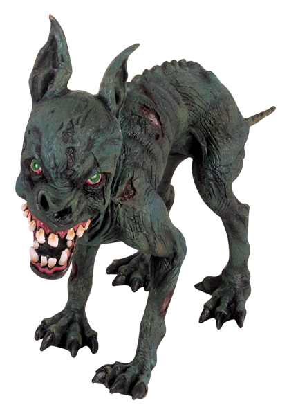 Zombie Dog - Dog Halloween Costumes Scary Clipart (477x650), Png Download