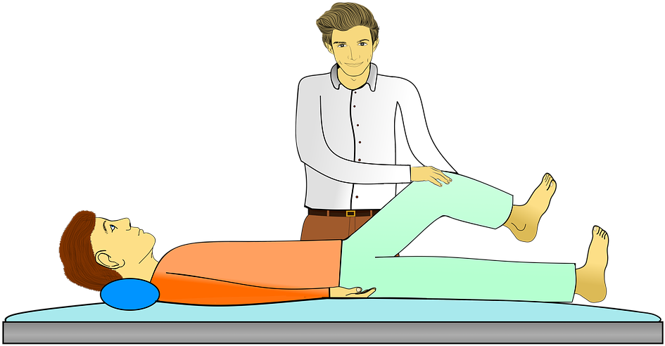 Physiotherapy Gymnastics Doctor Treatment Joints - Physiotherapy Clipart (960x569), Png Download
