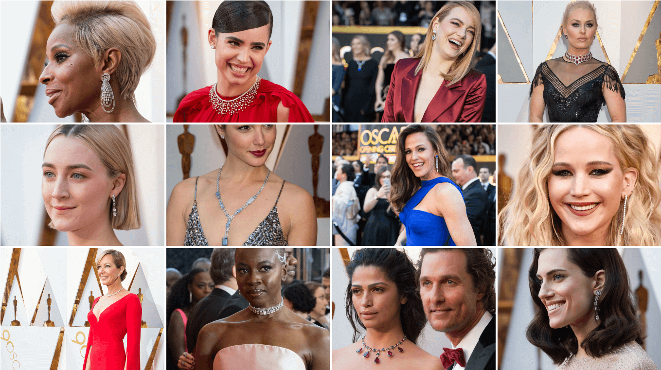 Last Sunday's 90th Annual Academy Awards - Collage Clipart (1366x768), Png Download