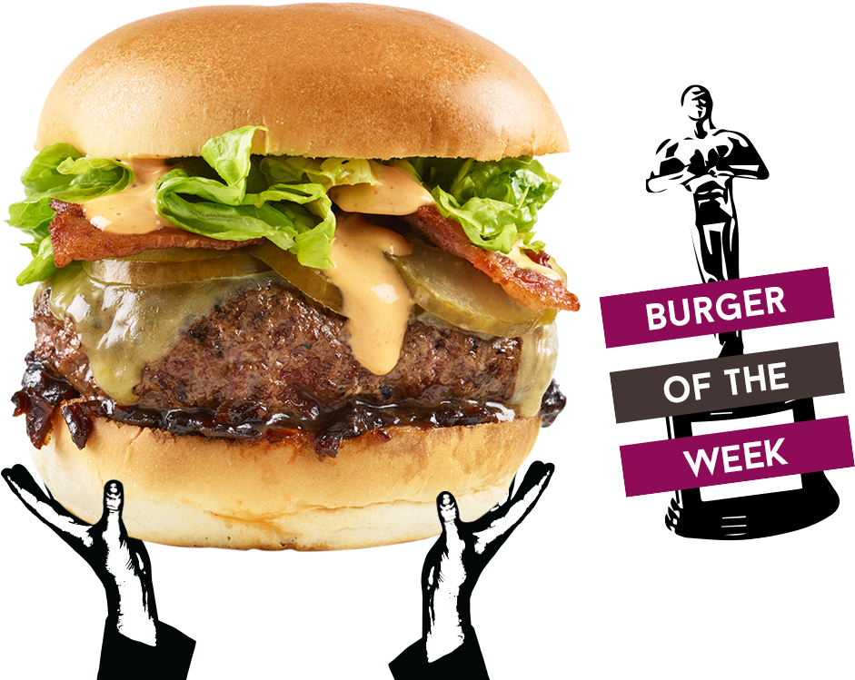 Burger Of The Week - Chosen Bun Burger Clipart (1024x748), Png Download