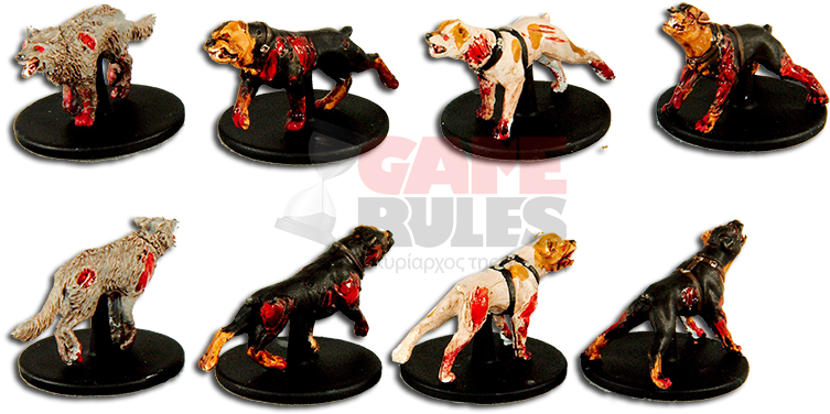 Zombie Dogz Zombicide Clipart (787x787), Png Download