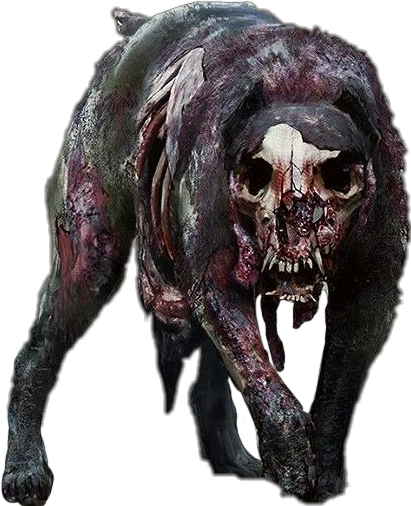 #dog #puppy #dead #zombie - Zombie Panther Clipart (411x506), Png Download