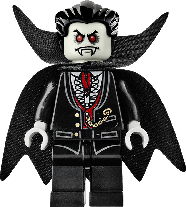 Graphic Black And White Library Lord Vampyre Villains - Lego Monster Fighters Dracula Clipart (790x884), Png Download