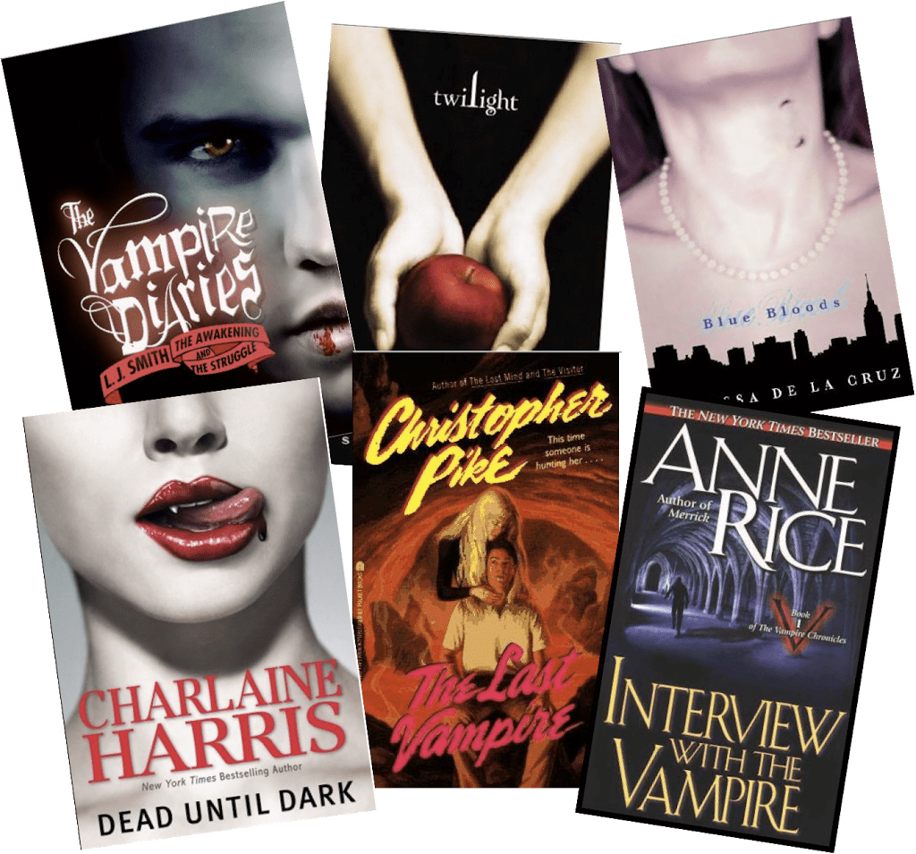 These Are Some Of The Vampire Stories I've Read - Flyer Clipart (1024x955), Png Download