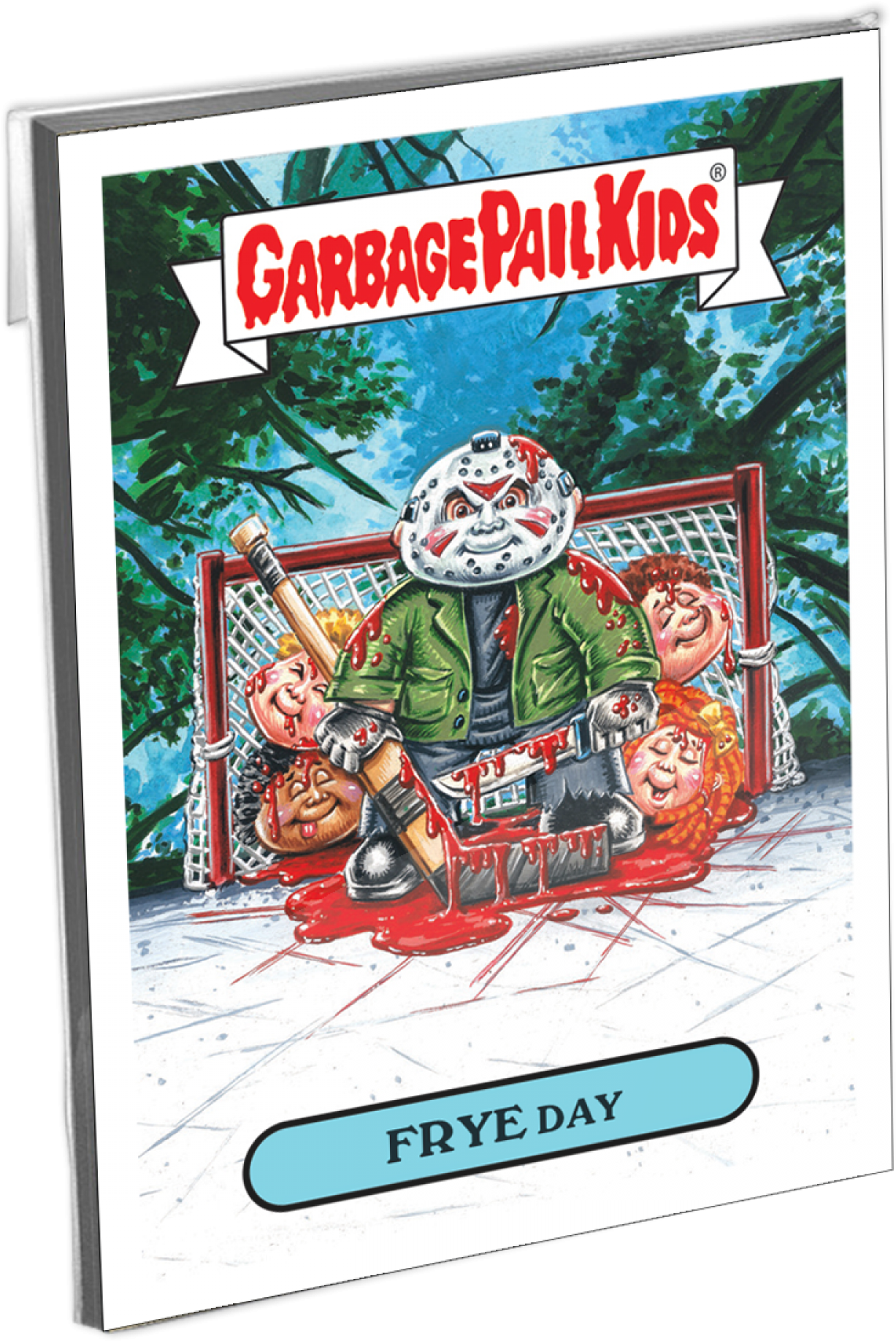 On The Day When All The Monsters Come Out Of Hiding, - Garbage Pail Kids Oh The Horror Clipart (2000x2000), Png Download