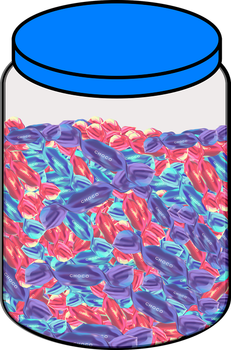 Jar Chocolate Jar Chocolate Tasty Sugar Candy Eat - Jar Clipart (476x720), Png Download