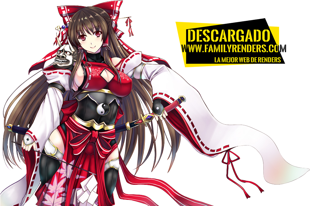 Disclaimer - 先代 巫女 壁紙 Clipart (1013x681), Png Download