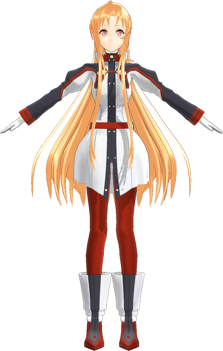 Asuna Transparent Model - Illustration Clipart (840x1280), Png Download