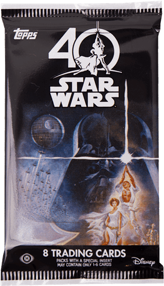 Trading Cards - Star Wars 40th Anniversary Trading Cards Clipart (600x600), Png Download