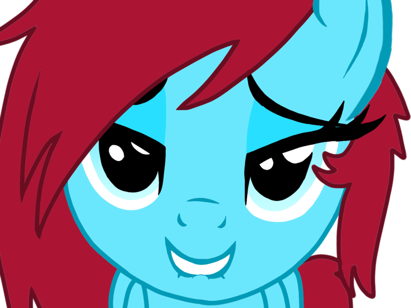 Toyminator900, Bedroom Eyes, Bust, Lip Bite, Looking - Cartoon Clipart (800x600), Png Download