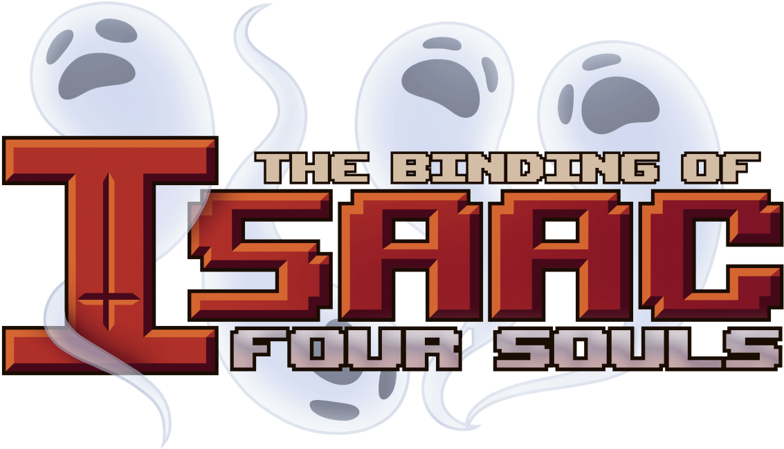 The Binding Of Issac Card Game Coming Soon - Binding Of Isaac Four Souls Logo Clipart (1253x715), Png Download