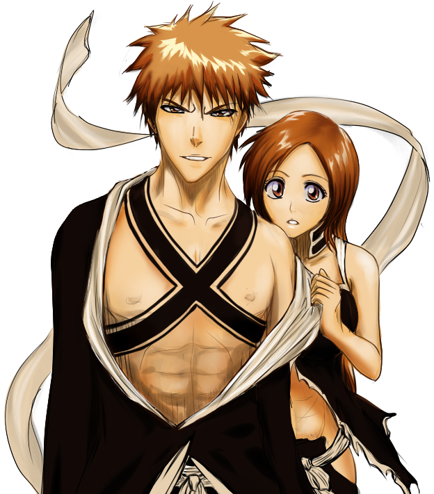 Daily Anime Art - Ichigo And Orihime Children Clipart (720x720), Png Download