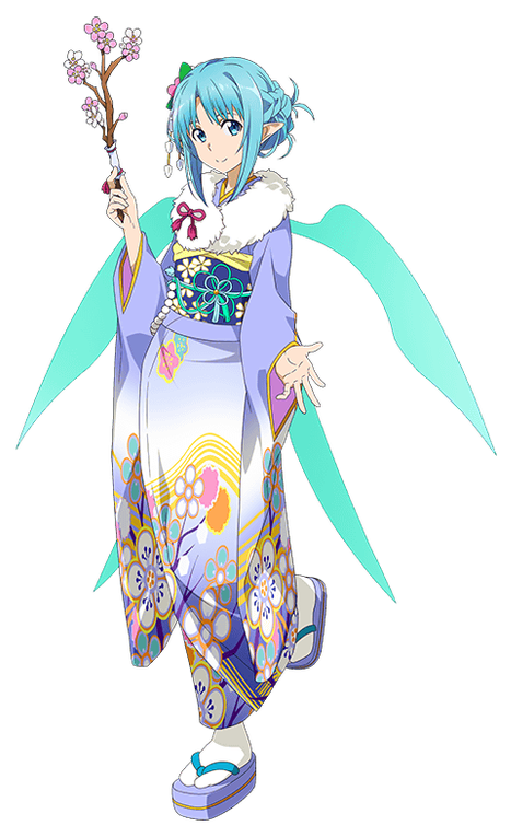 View Fullsize Asuna Image - Asuna Alo Kimono Clipart (843x800), Png Download