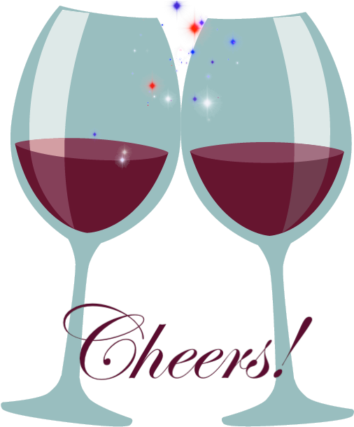 Celebration On Behance - Wine Glass Celebration Png Clipart (618x618), Png Download