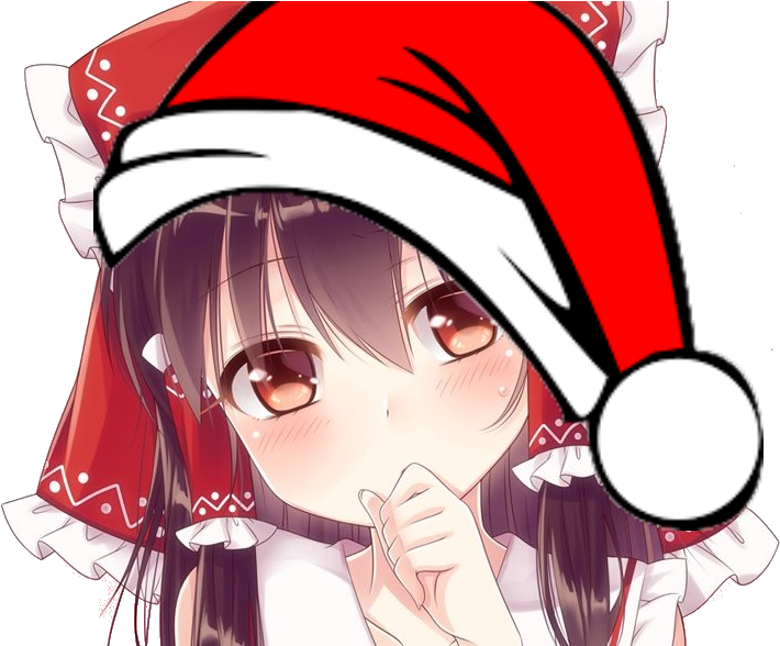 Lien Direct, 2017/49/4/1512670064 1499951383 Reimu - Christmas Hat Vector Png Clipart (781x587), Png Download